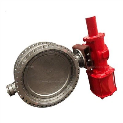 Vannes papillon pneumatiques à triple excentration